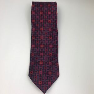 XMI 325 Series Nordstrom 100% Silk Wide Red/Black